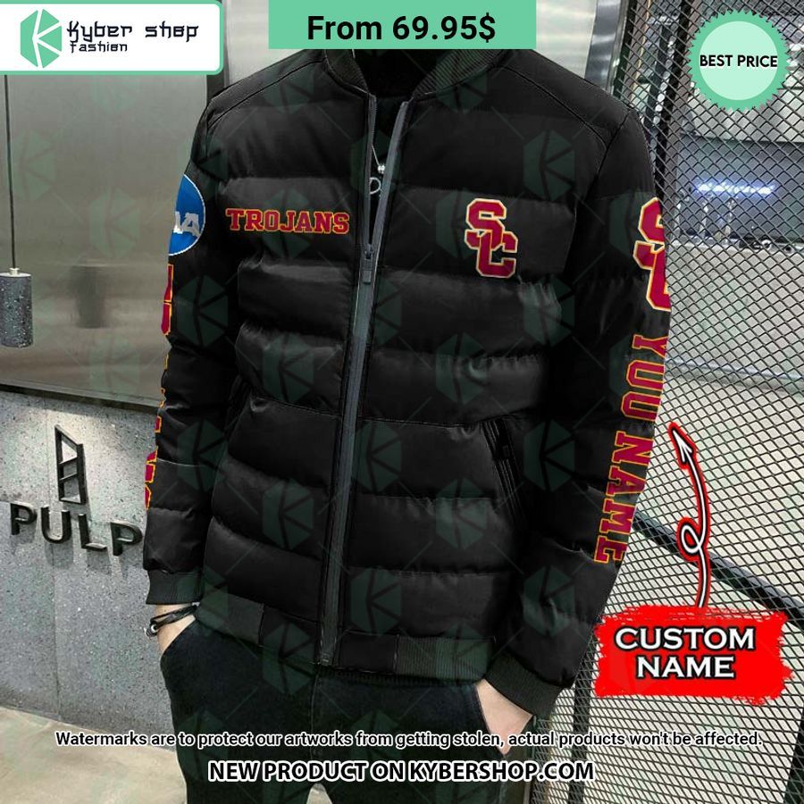NCAA USC Trojans CUSTOM Puffer Down Jacket