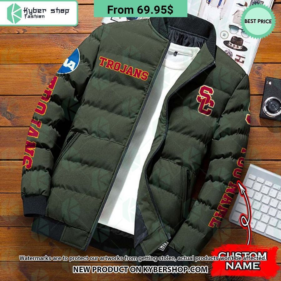 NCAA USC Trojans CUSTOM Puffer Down Jacket