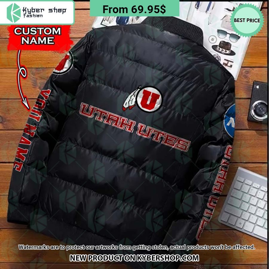 NCAA Utah Utes CUSTOM Puffer Down Jacket