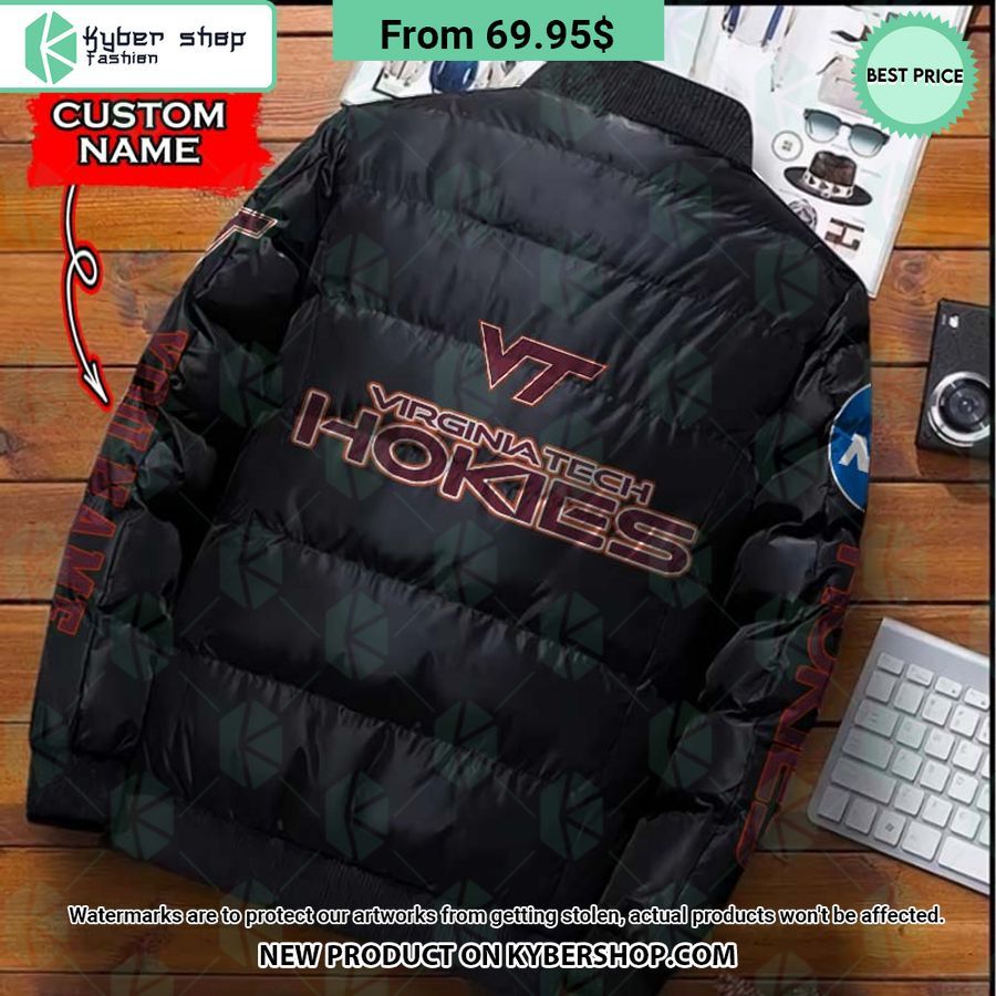 NCAA Virginia Tech Hokies CUSTOM Puffer Down Jacket