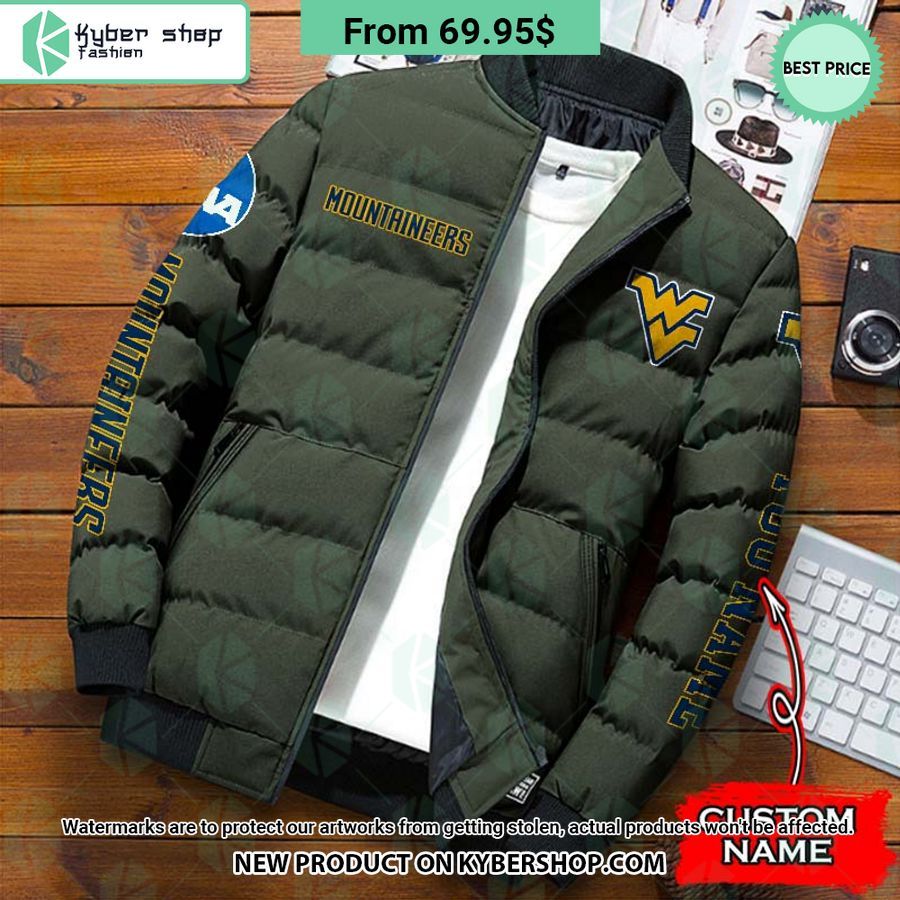 NCAA West Virginia Mountaineers CUSTOM Puffer Down Jacket