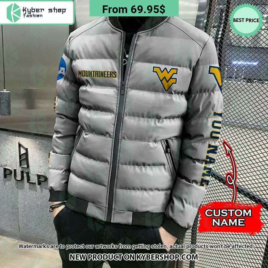 NCAA West Virginia Mountaineers CUSTOM Puffer Down Jacket