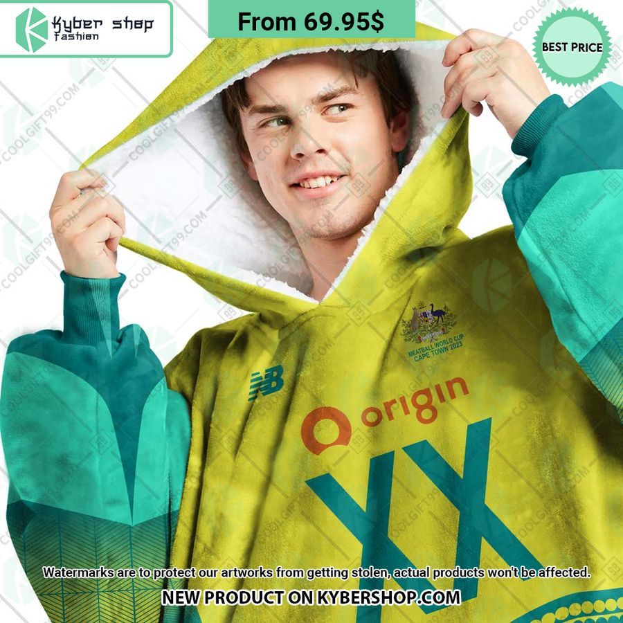 Netball AU Diamonds World Cup 2023 CUSTOM Hoodie Blanket