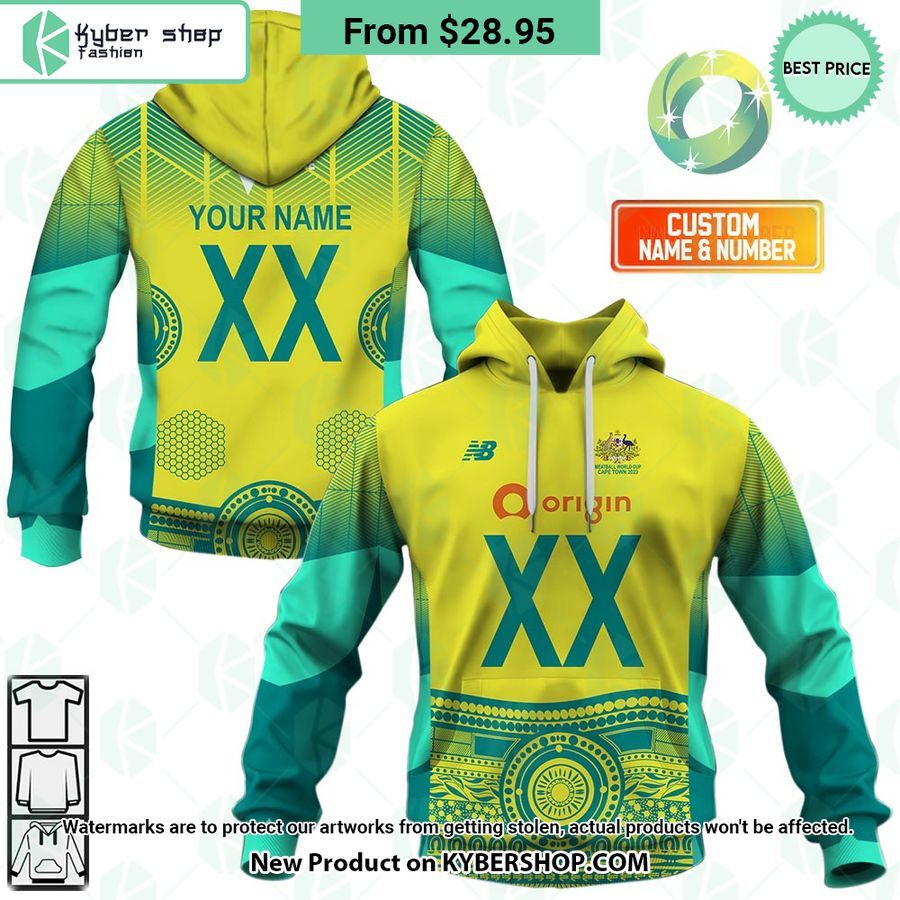Netball AU Diamonds World Cup CUSTOM Hoodie