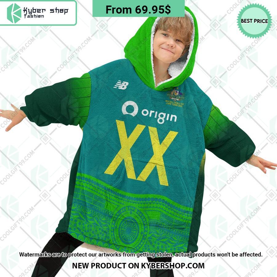 Netball AU Diamonds World Cup CUSTOM Hoodie Blanket