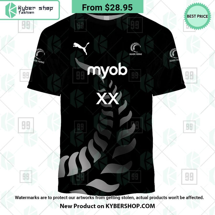 Netball NZ Silver Ferns 2023 CUSTOM Hoodie