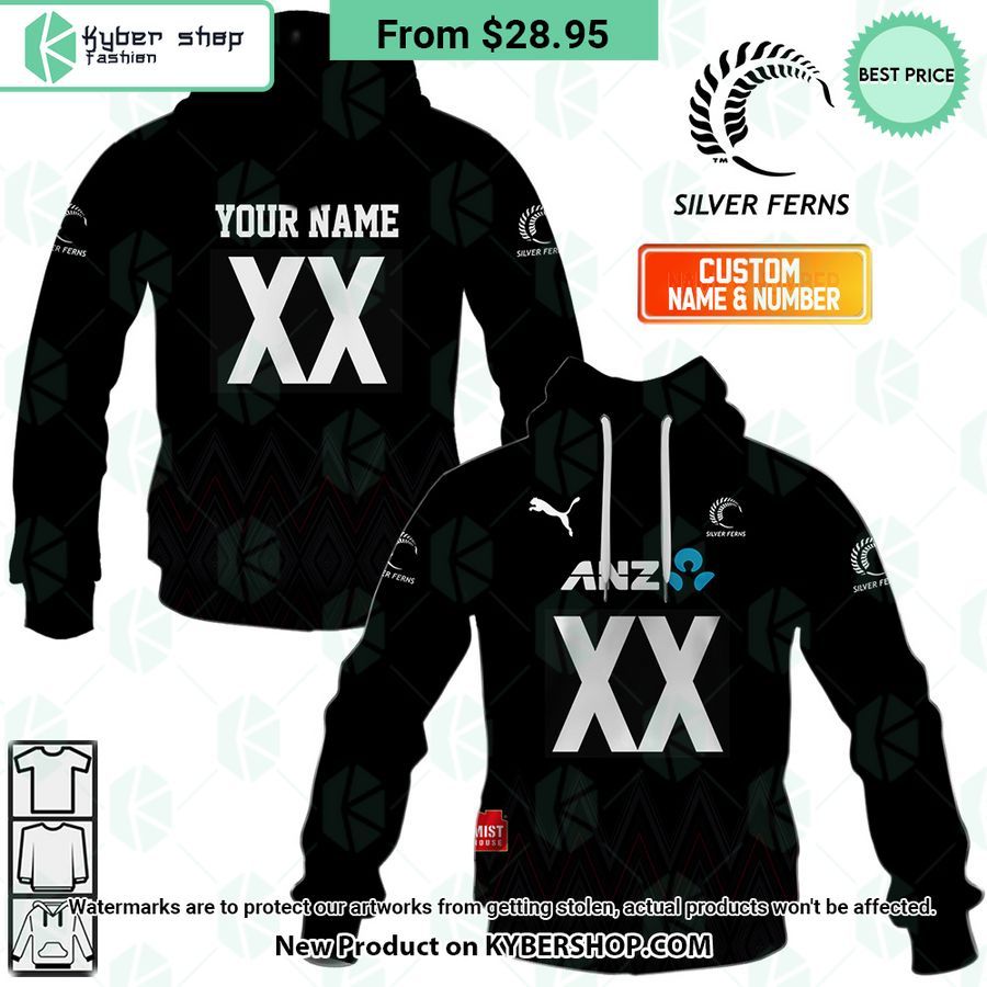 Netball NZ Silver Ferns World Cup 2023 CUSTOM Hoodie