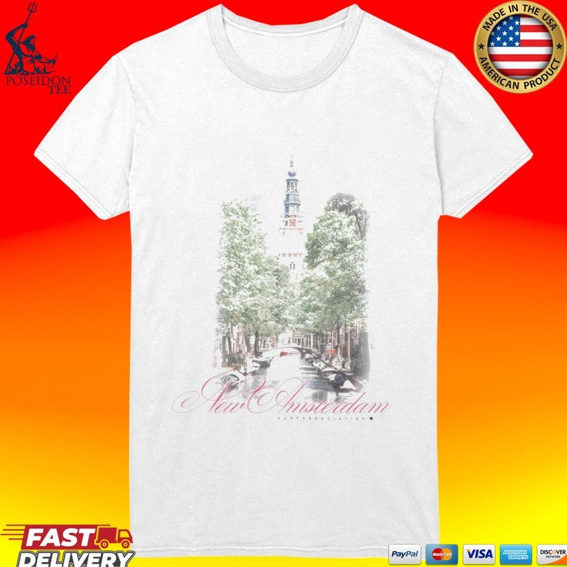New Amsterdam Surf Association City Of Water T-shirt