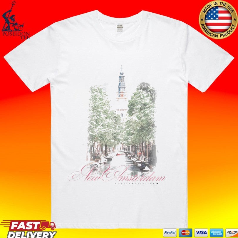 New Amsterdam Surf Association City Of Water T-shirt