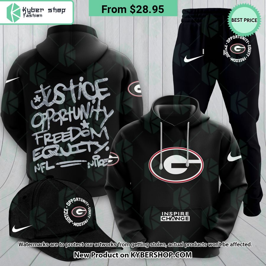 NEW Georgia Bulldogs Justice Inspire Change Hoodie