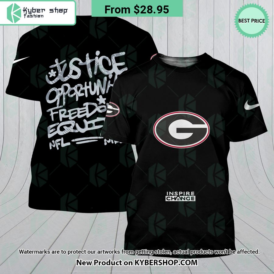 NEW Georgia Bulldogs Justice Inspire Change Hoodie