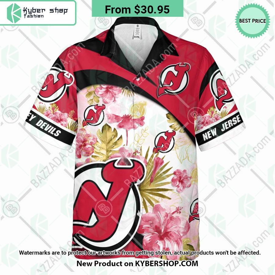 New Jersey Devils custom personalized Hawaiian Shirt