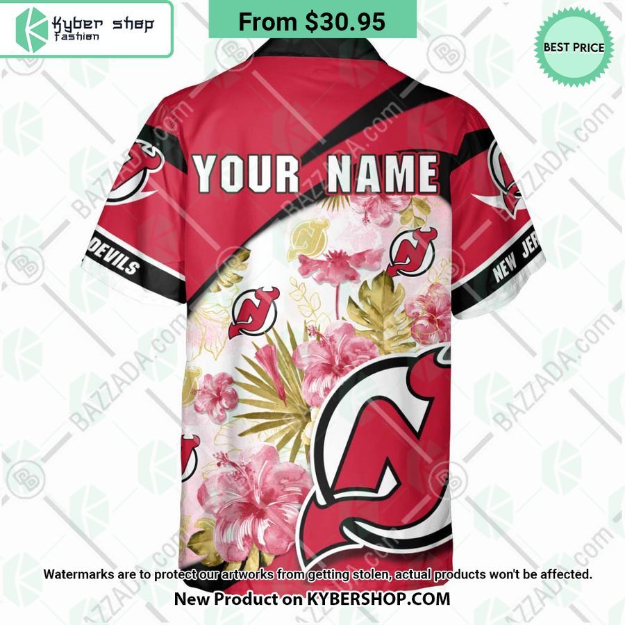 New Jersey Devils custom personalized Hawaiian Shirt