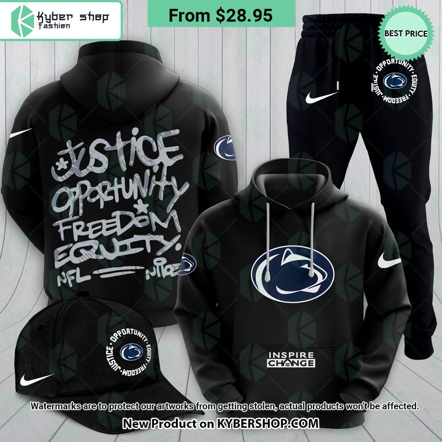NEW Penn State Nittany Lions Justice Inspire Change Hoodie