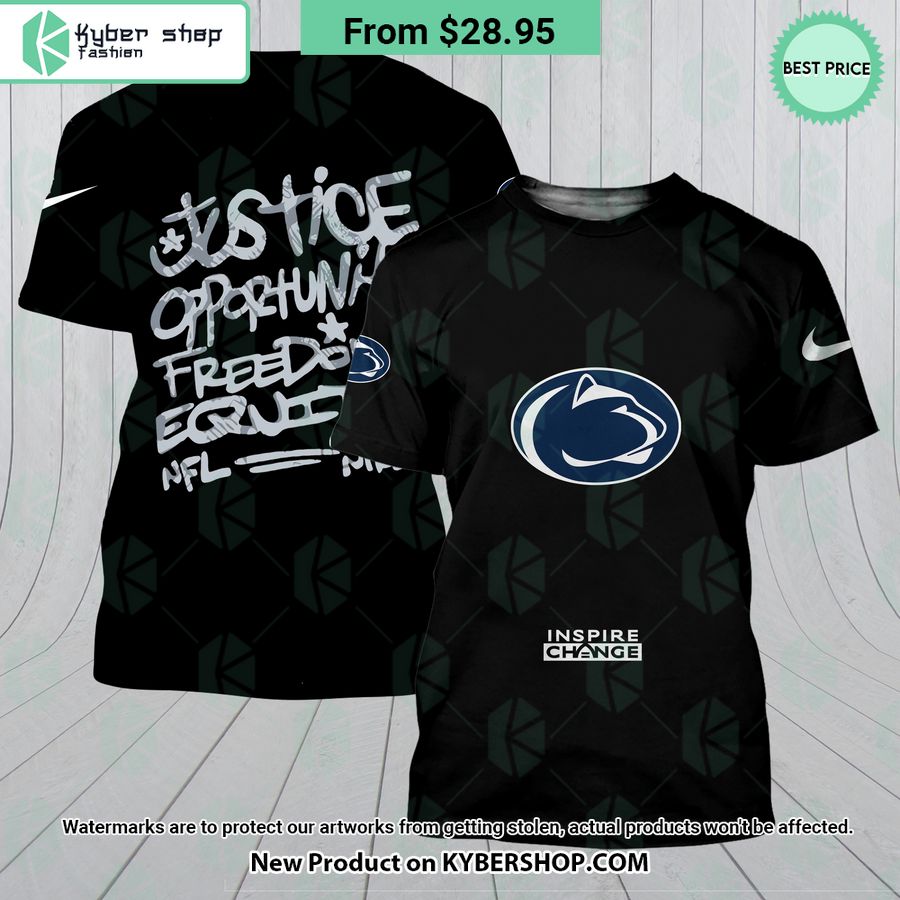 NEW Penn State Nittany Lions Justice Inspire Change Hoodie