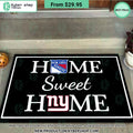New York Giants New York Rangers Home Sweet Home Doormat