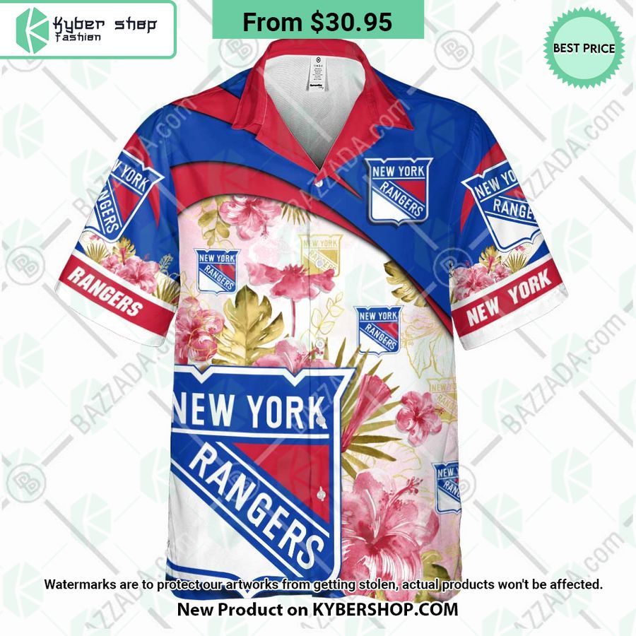 New York Rangers custom personalized Hawaiian Shirt