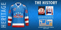 New York Rangers Heritage Concepts team logo Hockey Jersey