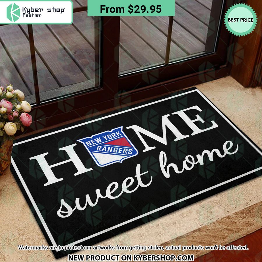 New York Rangers Home Sweet Home Doormat