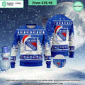 New York Rangers Santa Hat Sweater
