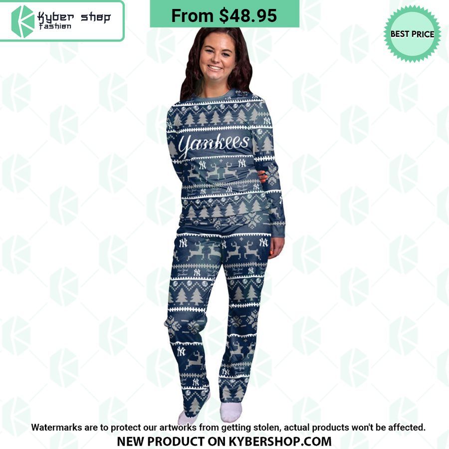 New York Yankees MLB Family Holiday Pajamas Set
