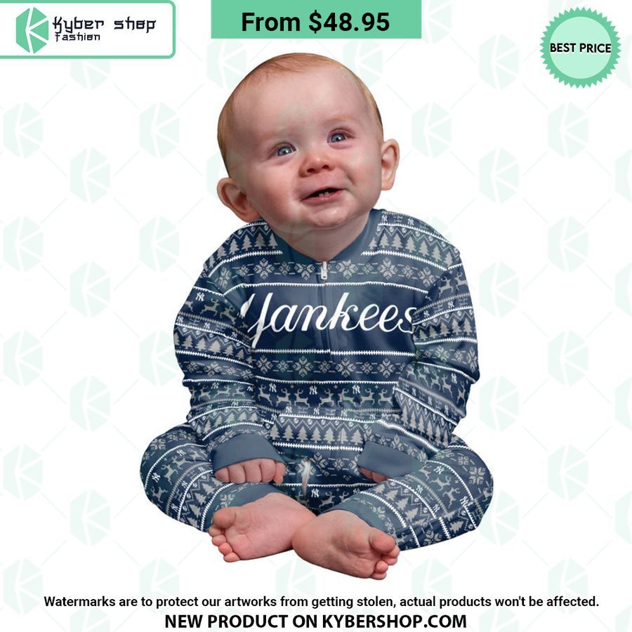 New York Yankees MLB Family Holiday Pajamas Set