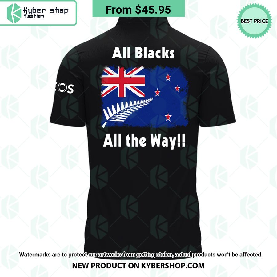 New Zealand All Blacks All The Way Polo Shirt