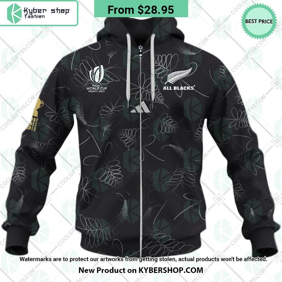 New Zealand All Blacks Rugby World Cup 2023 CUSTOM Hoodie