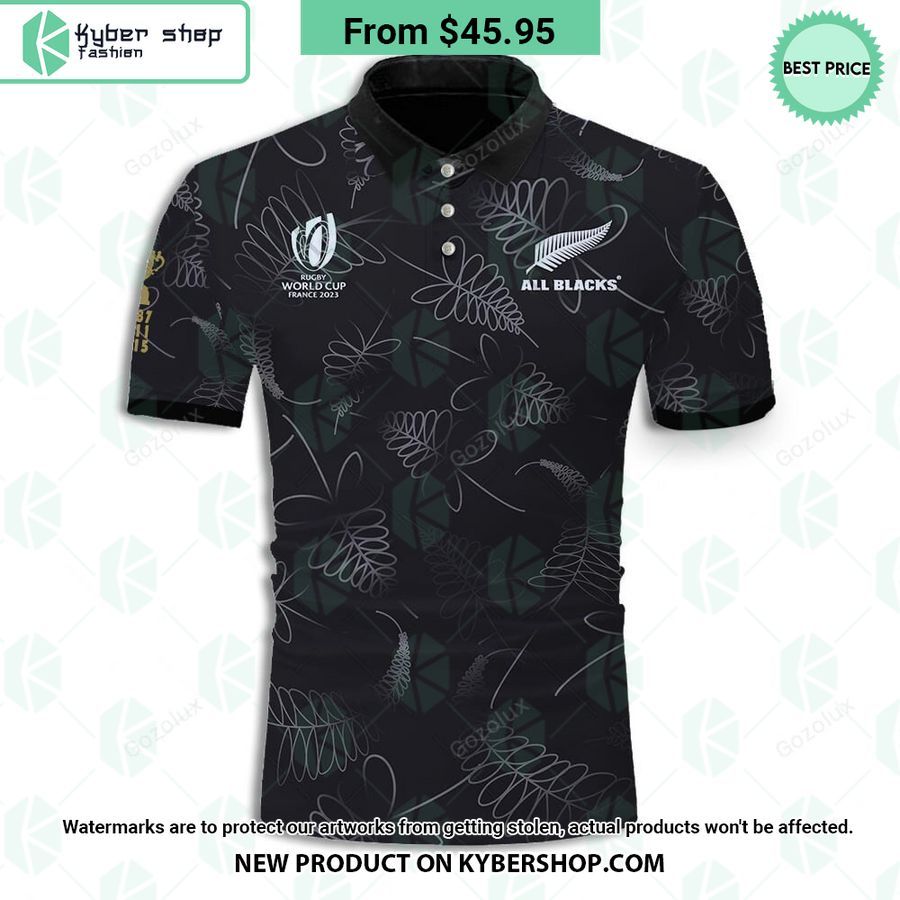 New Zealand Rugby World Cup France 2023 Polo Shirt