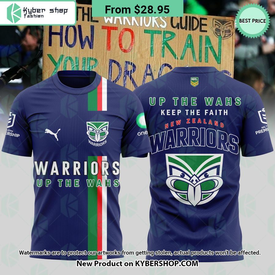 New Zealand Warriors NRL Up The Wahs Shirt, Shorts