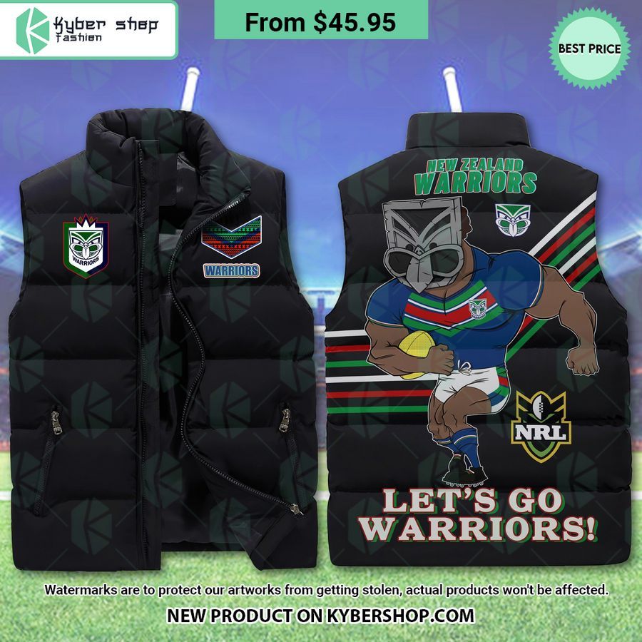 New Zealand Warriors Puffer Down Jacket