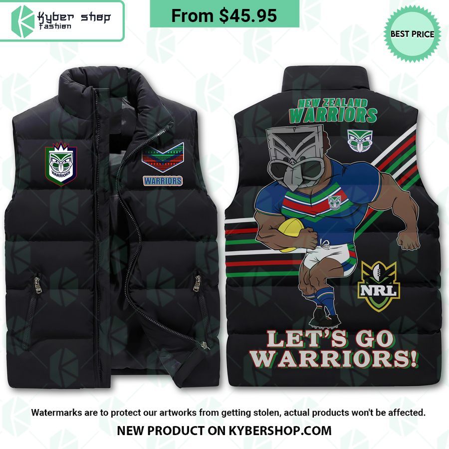 New Zealand Warriors Puffer Down Jacket