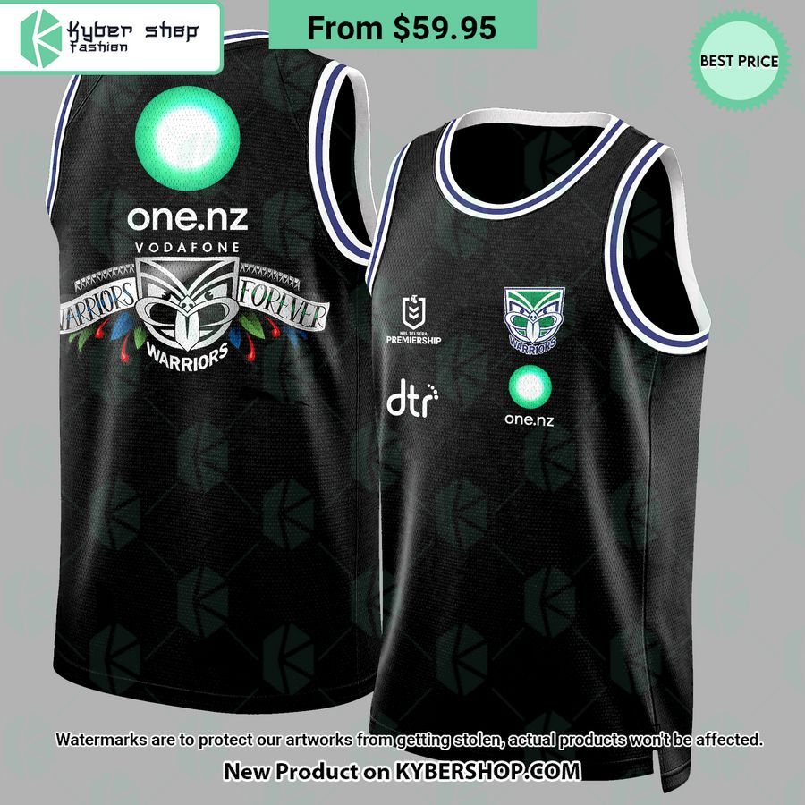 New Zealand Warriors UP THE WAHS Basketball Jersey
