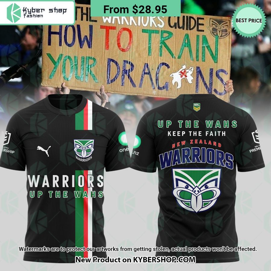 New Zealand Warriors Up The Wahs Shirt, Shorts