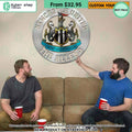 Newcastle United CUSTOM Metal Sign