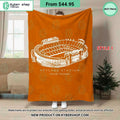 Neyland Stadium Tennessee Volunteer Blanket