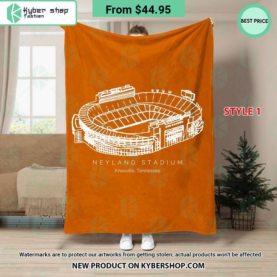 Neyland Stadium Tennessee Volunteer Blanket