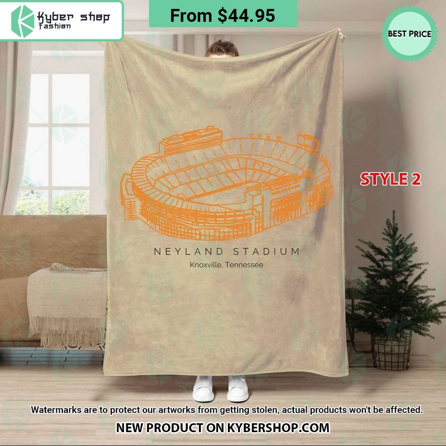 Neyland Stadium Tennessee Volunteer Blanket