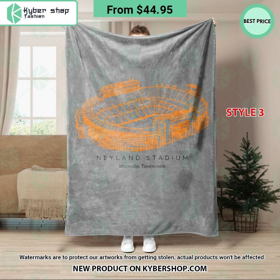 Neyland Stadium Tennessee Volunteer Blanket