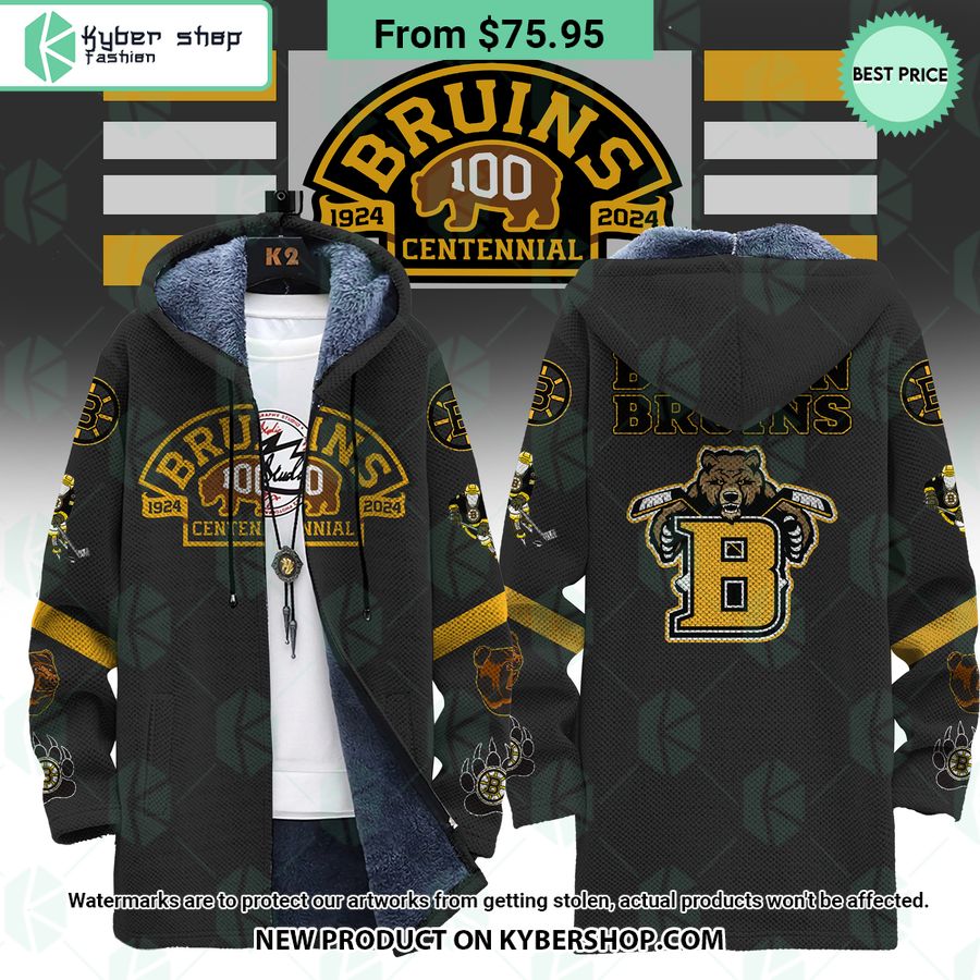NHL Boston Bruins 100 Centennial Fleece Windbreaker Jacket