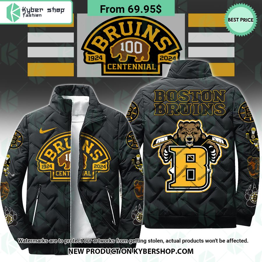 NHL Boston Bruins 100 Centennial Puffer Jacket