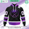NHL Buffalo Sabres Hockey Fights Cancer Hoodie