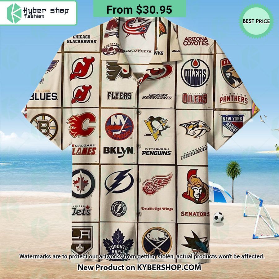 NHL Hockey Team Hawaiian Shirt