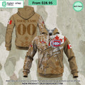 NHL Montreal Canadiens Marine Corps Camo CUSTOM Hoodie