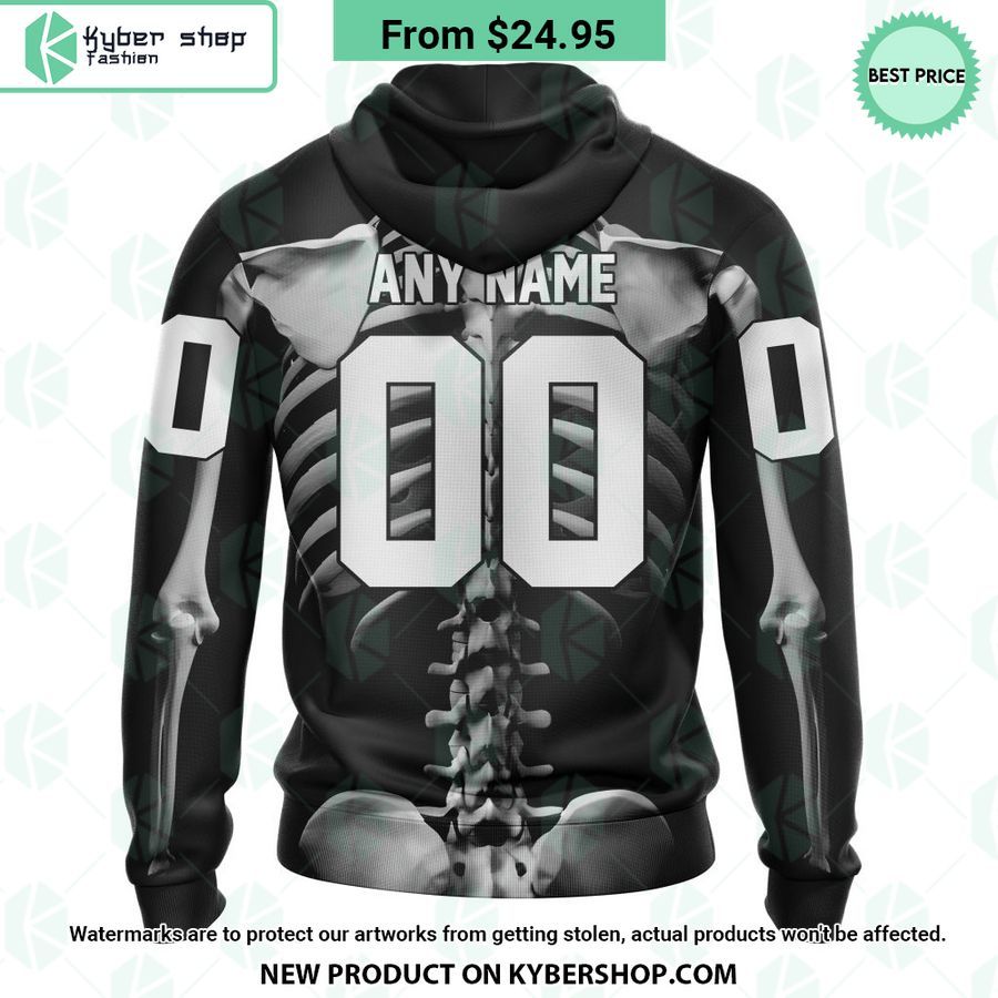 NHL Nashville Predators Skeleton Costume Halloween CUSTOM Hoodie