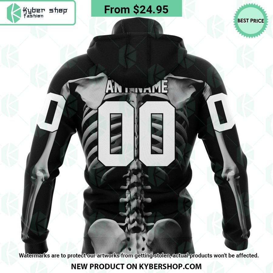 NHL New Jersey Devils Skeleton Costume Halloween CUSTOM Hoodie