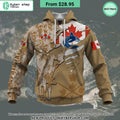 NHL Vancouver Canucks Marine Corps Camo CUSTOM Hoodie