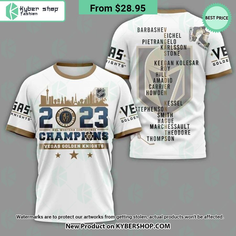 NHL Vegas Golden Knights Western Conference Champions White Hoodie