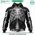 NHL Washington Capitals Skeleton Costume Halloween CUSTOM Hoodie