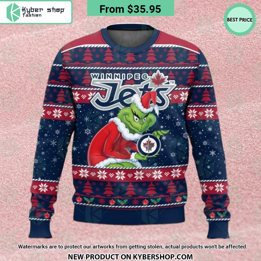 NHL Winnipeg Jets Grinch Sweater